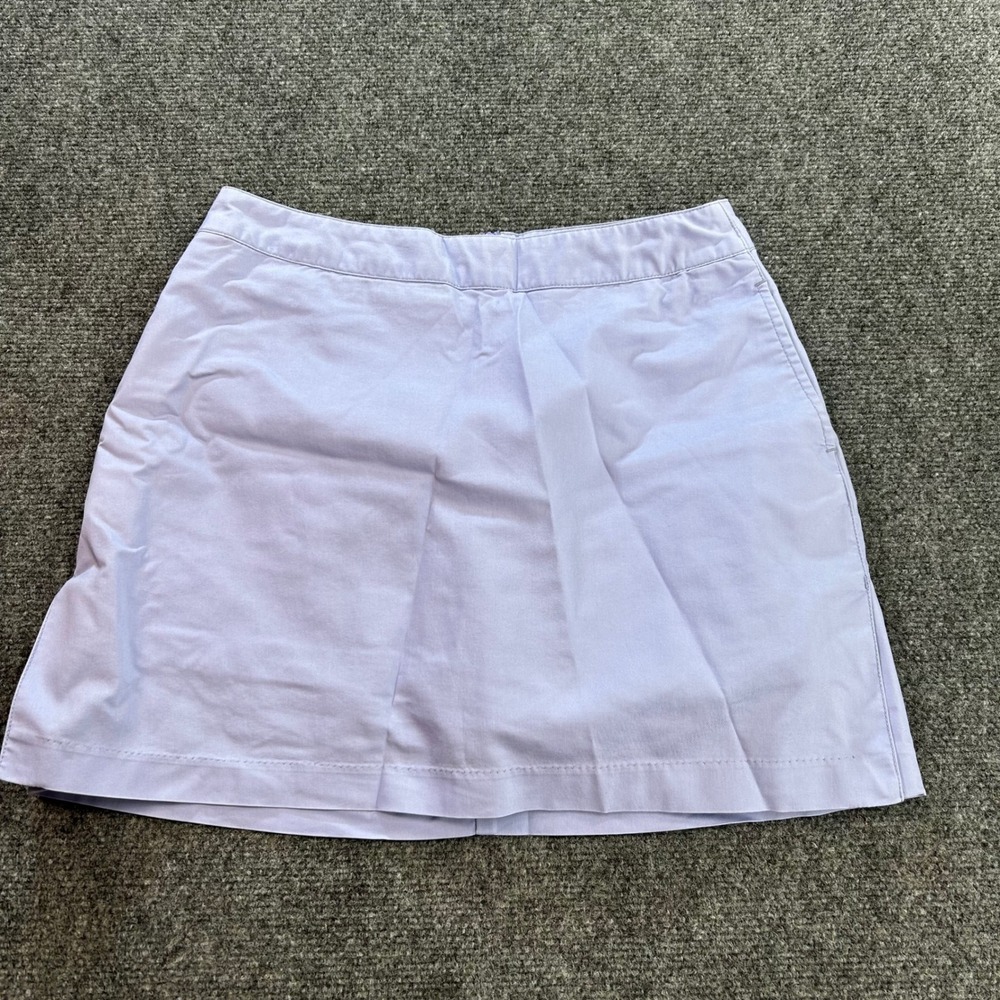 Adidas Golf Skort Womens 2 Purple Stretch Cotton Blend Athletic Tennis Skirt